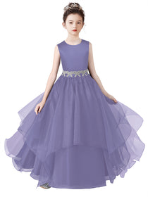 Girls Birthday Party Dresses Formal Special Occasion Dress For Teens Junior Bridesmaid Pageant Ball Gown