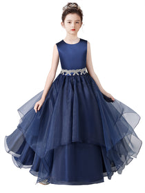 Girls Birthday Party Dresses Formal Special Occasion Dress For Teens Junior Bridesmaid Pageant Ball Gown