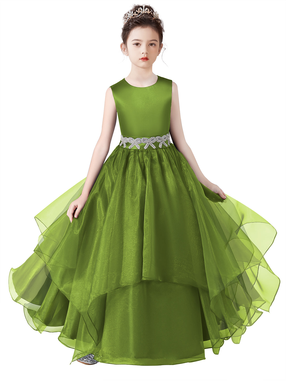Girls Birthday Party Dresses Formal Special Occasion Dress For Teens Junior Bridesmaid Pageant Ball Gown