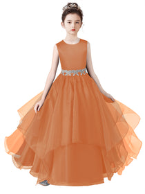 Girls Birthday Party Dresses Formal Special Occasion Dress For Teens Junior Bridesmaid Pageant Ball Gown