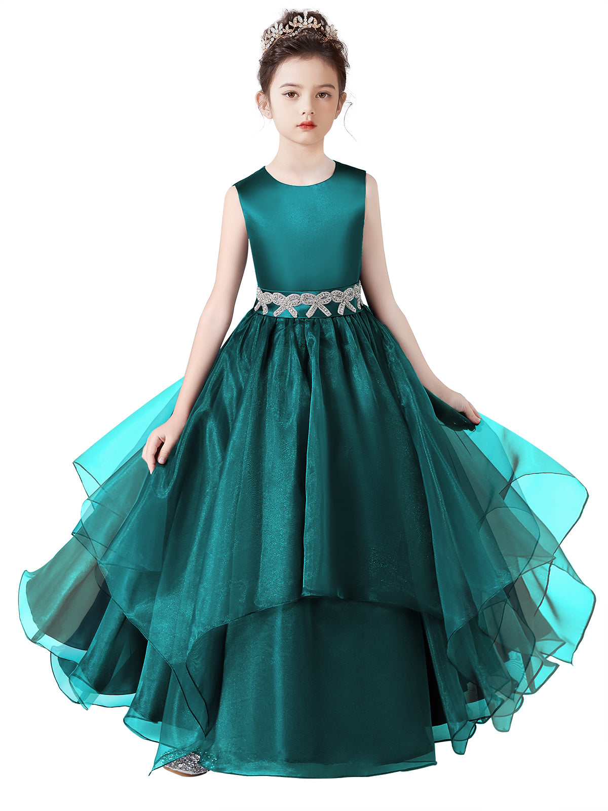 Girls Birthday Party Dresses Formal Special Occasion Dress For Teens Junior Bridesmaid Pageant Ball Gown