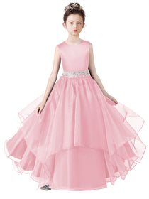 Girls Birthday Party Dresses Formal Special Occasion Dress For Teens Junior Bridesmaid Pageant Ball Gown