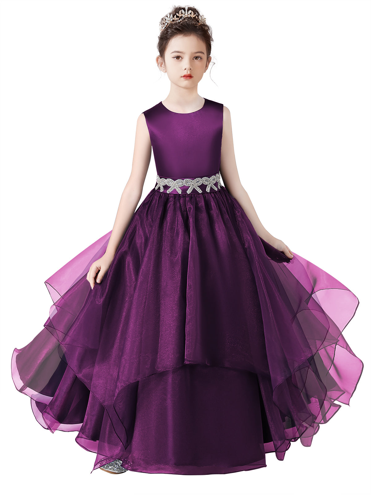 Girls Birthday Party Dresses Formal Special Occasion Dress For Teens Junior Bridesmaid Pageant Ball Gown