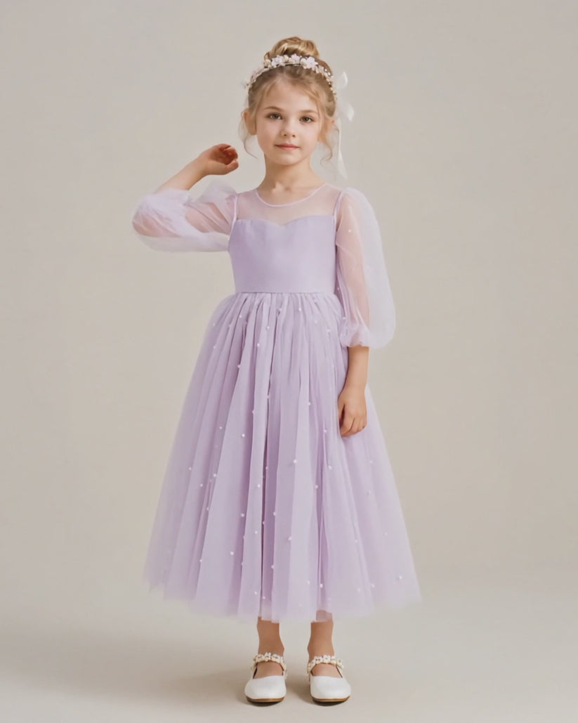 satinA-line_Flower_Girl_DressShow