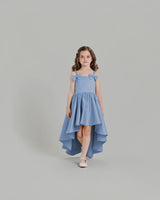 Dideyttawl Bow Satin Flower Girl Dress