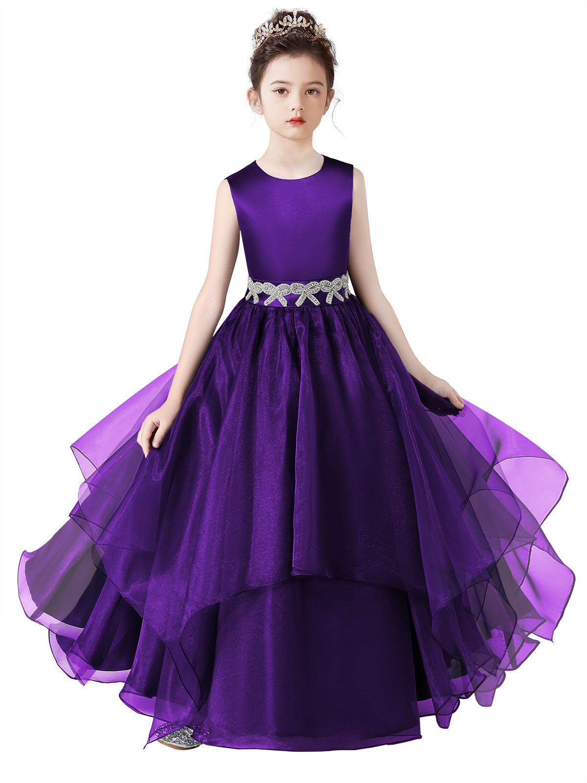 Girls Birthday Party Dresses Formal Special Occasion Dress For Teens Junior Bridesmaid Pageant Ball Gown