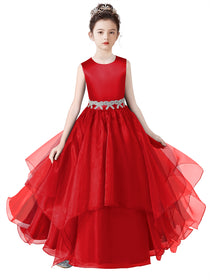 Girls Birthday Party Dresses Formal Special Occasion Dress For Teens Junior Bridesmaid Pageant Ball Gown