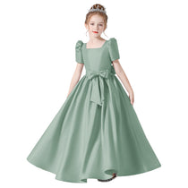 Girls Formal Dress Princess Birthday Party Dress Satin Formal Dresses For Teens