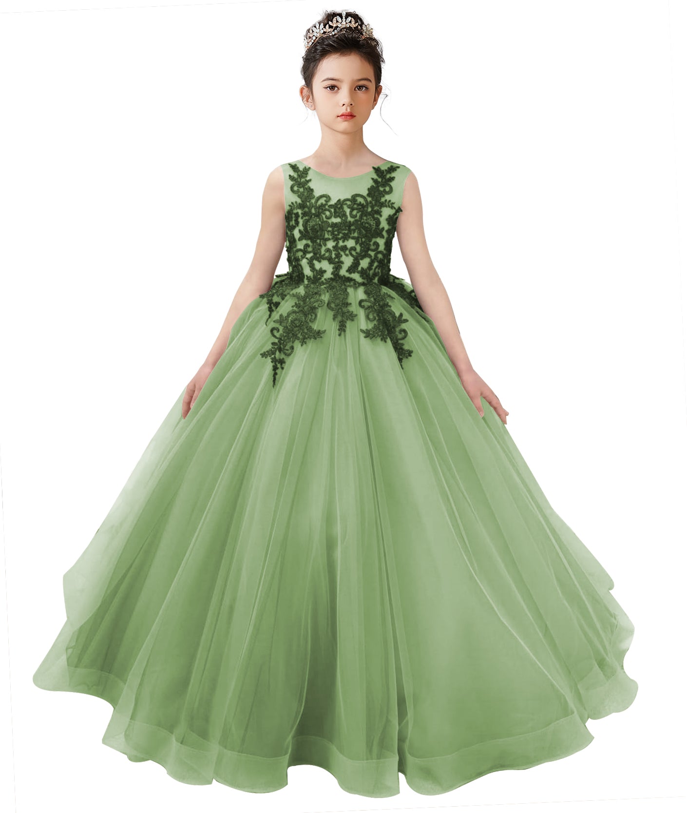 Lace Flower Girls Dress | Girl Fancy Tulle Dresses | Dideyttawl Lace Flower Girls Dress | Girl Fancy Tulle Dresses | Dideyttawl