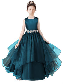 Girls Birthday Party Dresses Formal Special Occasion Dress For Teens Junior Bridesmaid Pageant Ball Gown