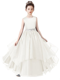 Girls Birthday Party Dresses Formal Special Occasion Dress For Teens Junior Bridesmaid Pageant Ball Gown