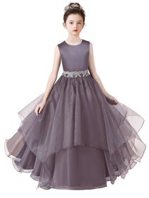 Girls Birthday Party Dresses Formal Special Occasion Dress For Teens Junior Bridesmaid Pageant Ball Gown