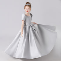 Girls Formal Dress Princess Birthday Party Dress Satin Formal Dresses For Teens