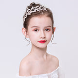 Rose Gold Crystal Hair Accessories Front View