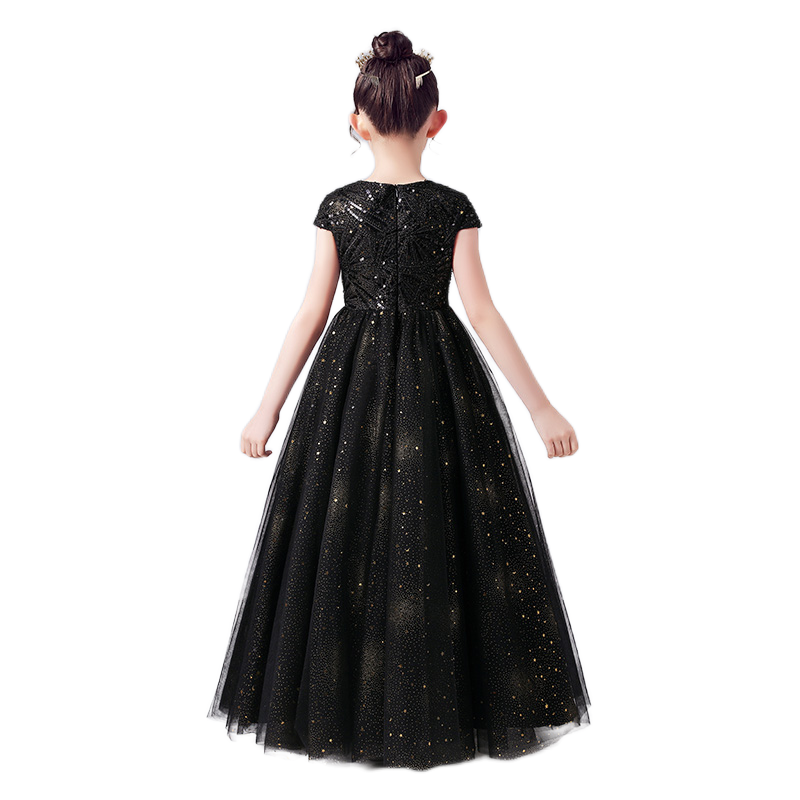 Dideyttawl Junior Special Occasion Dresses Formal Dresses For Teen Girls Sequin Evening Ball Gown Full Length, Black / 8 Dideyttawl Junior Special Occasion Dresses Formal Dresses For Teen Girls Sequin Evening Ball Gown Full Length, Black / 8