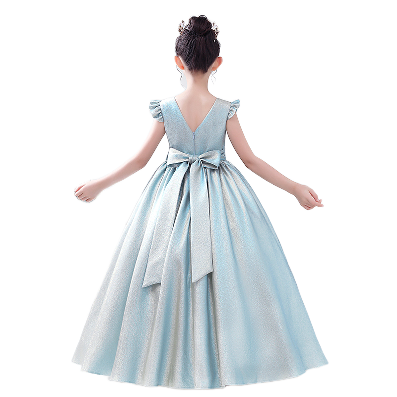 Dideyttawl Girls Princess Pageant Dresses Teens Birthday Party Ball Gown Shining Satin Prom  Formal Dress サブ画像