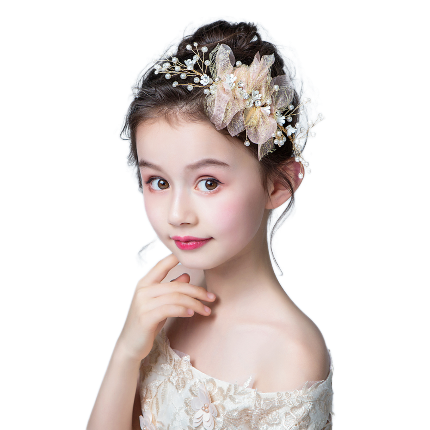 Girls Princess Hair Accessories Party Combs & Barrettes/Headpiece Elegant Hauptbild