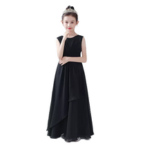 Dideyttawl Chiffon Junior Bridesmaid  Dress Girls Formal Gown for Girls