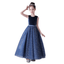 Dideyttawl Girls Navy Princess Dress Sparkle Tulle Formal Gown for Special Occasion