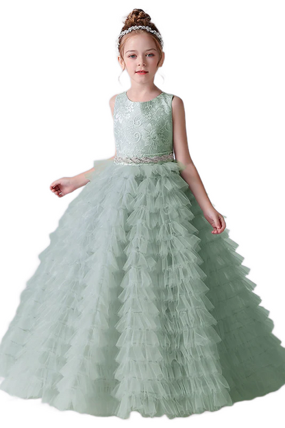 First Communion Dresses For Teen Girls Princess Birthday Party Dress Junior Ball Gown Floor Length