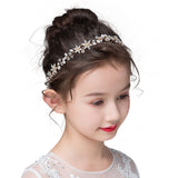 Gold Crystal Hair Accessories Side View