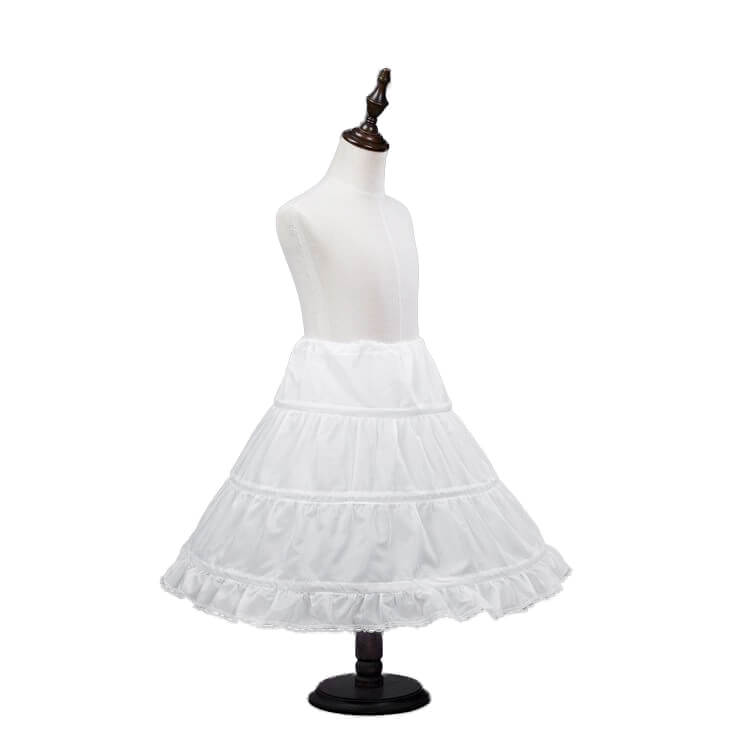 Dideyttawl Girl Dress Petticoat Flower Girl Dress Pannier Zweitbild