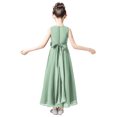bridesmaid dresses young girls Sage Green Flower Girl Dress | Junior Bridesmaid Dress