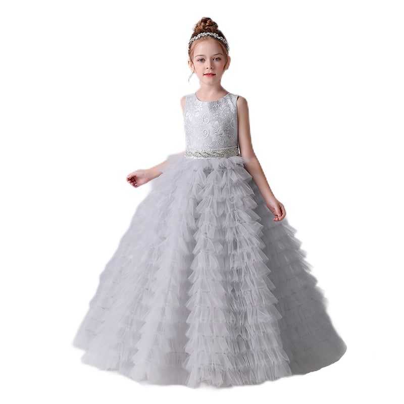 First Communion Dresses For Teen Girls Princess Birthday Party Dress Junior Ball Gown Floor Length