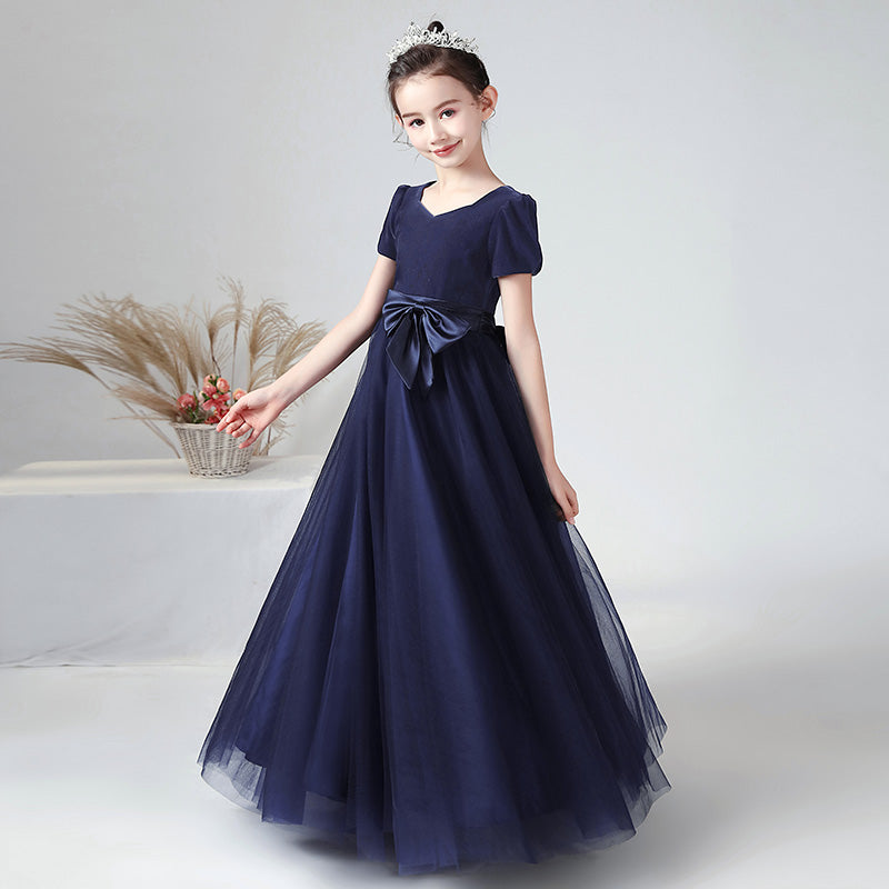 Buy SOFYANA Kids Girls Dresses Wedding Summer Princess Children Birthday  Black Gown at Amazon.in