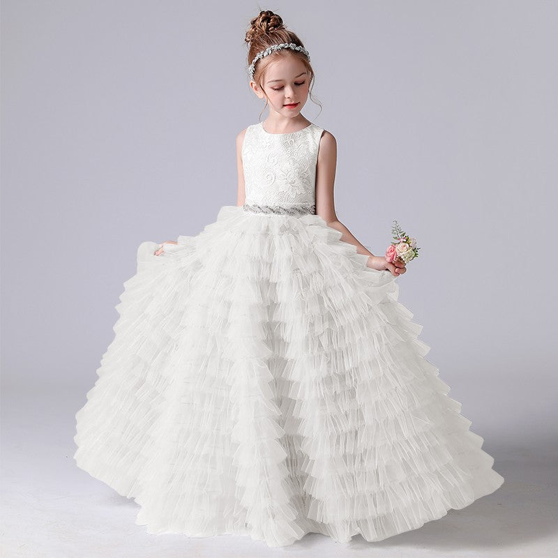 First Communion Dresses For Teen Girls Princess Birthday Party Dress Junior Ball Gown Floor Length