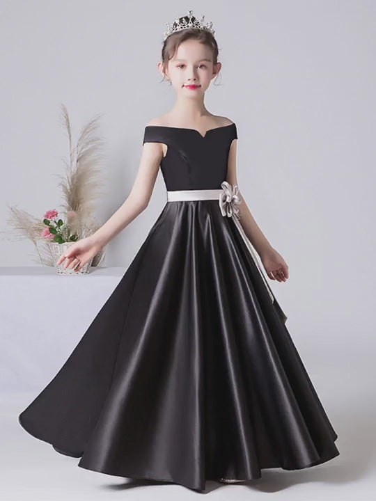 Girls Black Formal Dresses Fashion Girl Dresses Dideyttawl